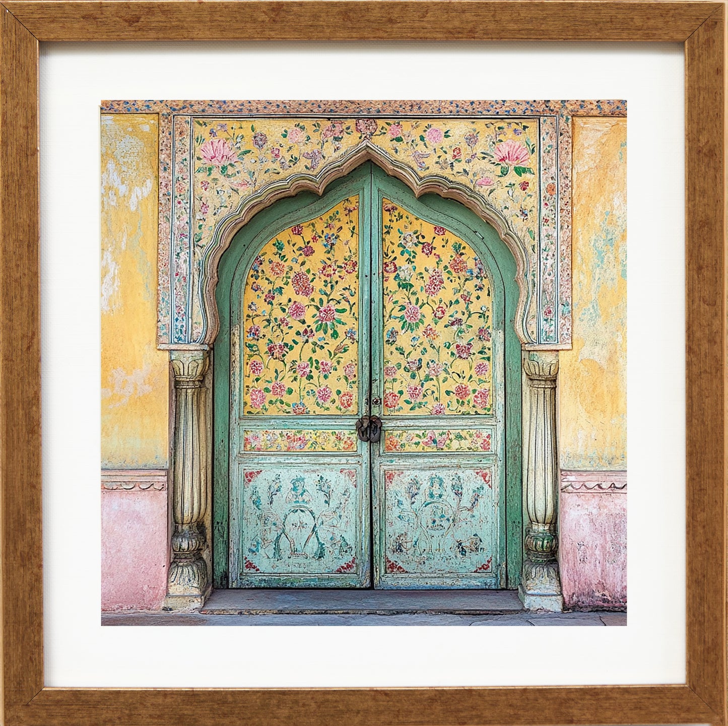 Heritage Doorway - Turquoise Dreams