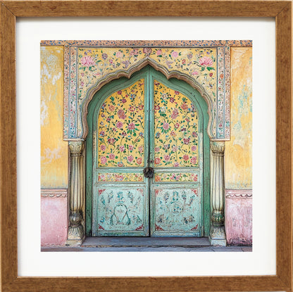 Heritage Doorway - Turquoise Dreams