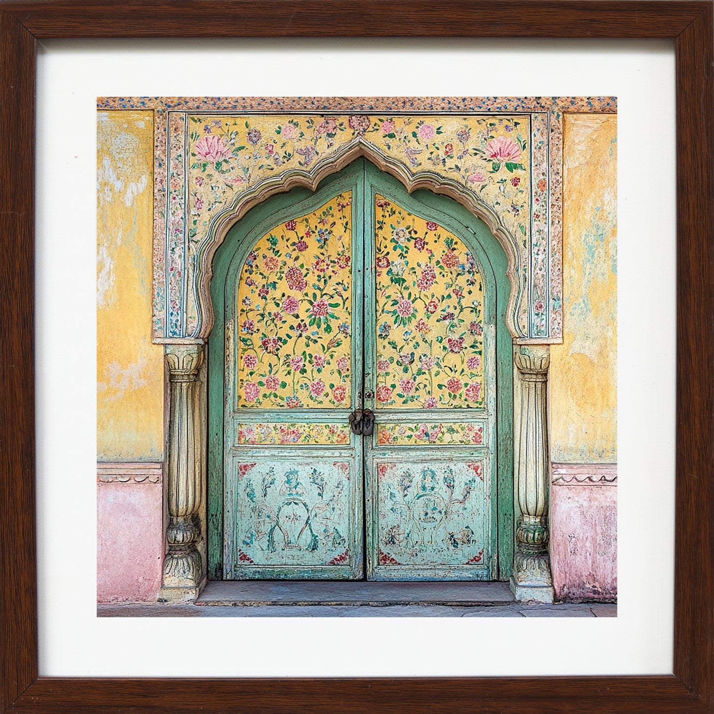 Heritage Doorway - Turquoise Dreams