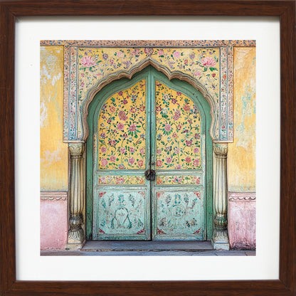 Heritage Doorway - Turquoise Dreams