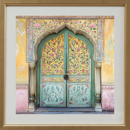 Heritage Doorway - Turquoise Dreams
