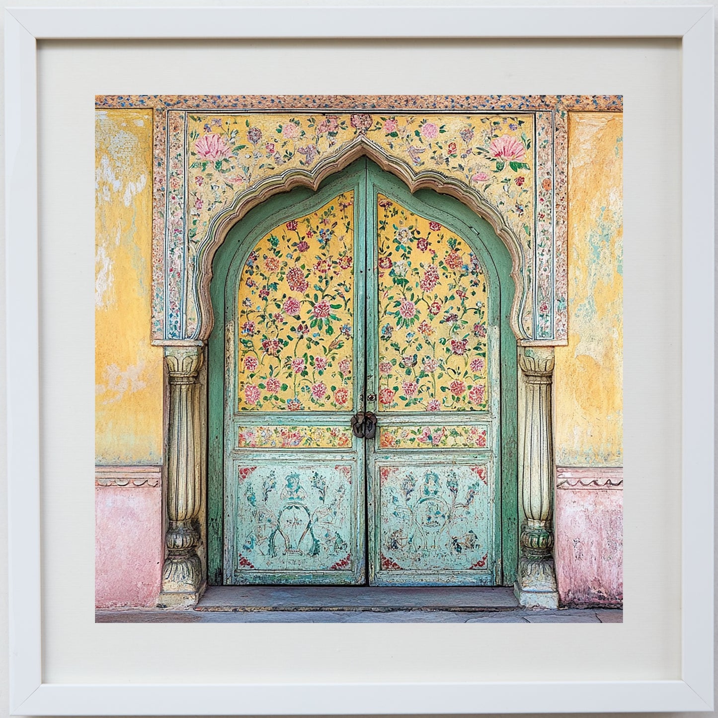 Heritage Doorway - Turquoise Dreams