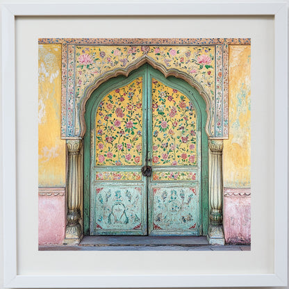 Heritage Doorway - Turquoise Dreams