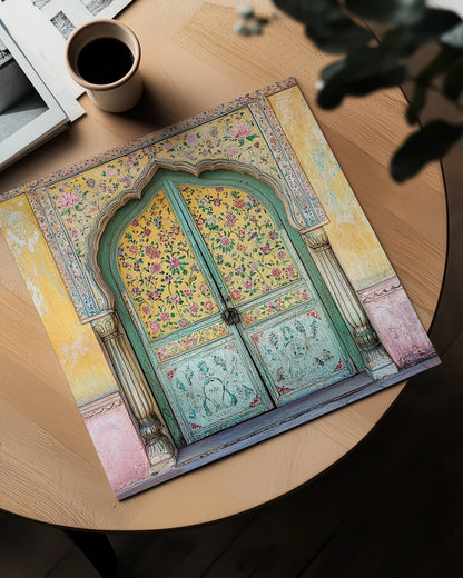 Heritage Doorway - Turquoise Dreams