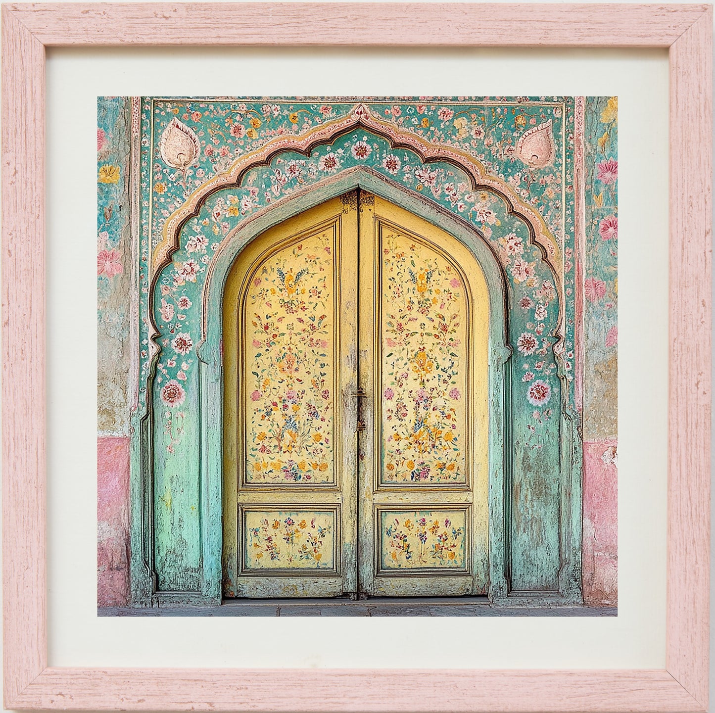 Heritage Doorway - Golden Floral