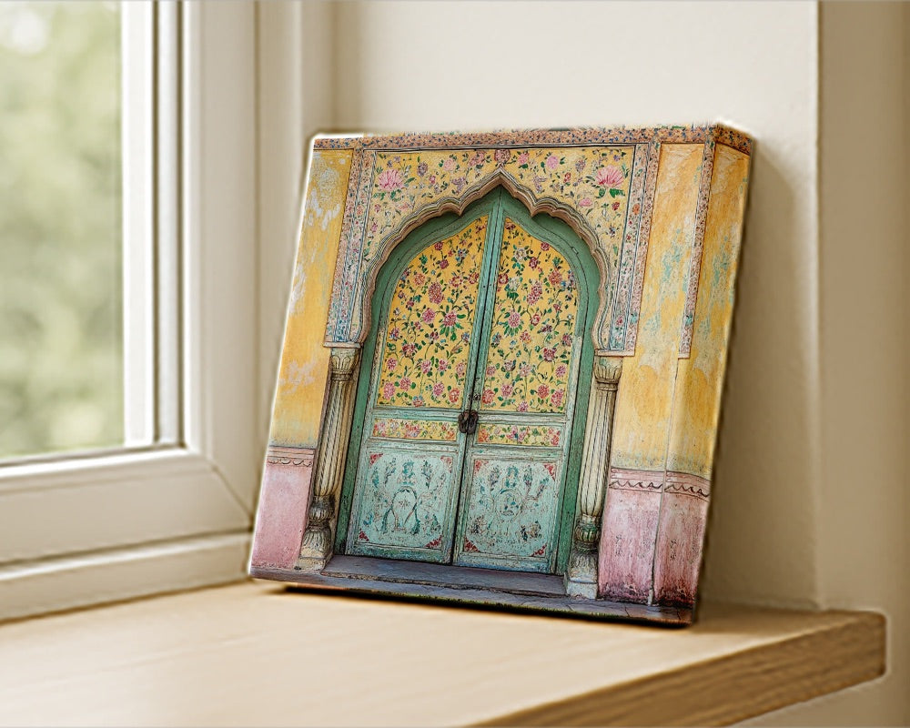 Heritage Doorway - Turquoise Dreams