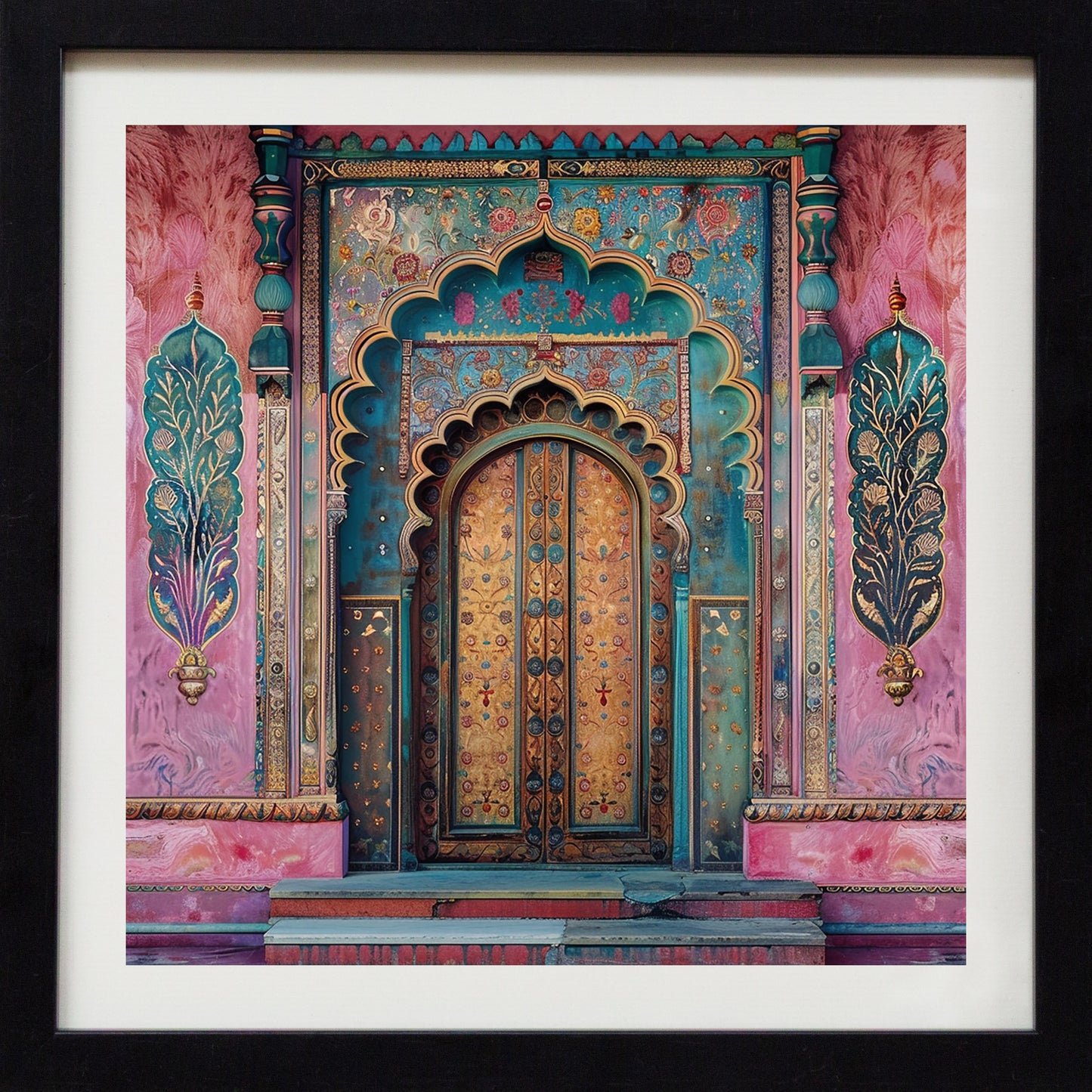 Amber & Teal – Heritage Doorway