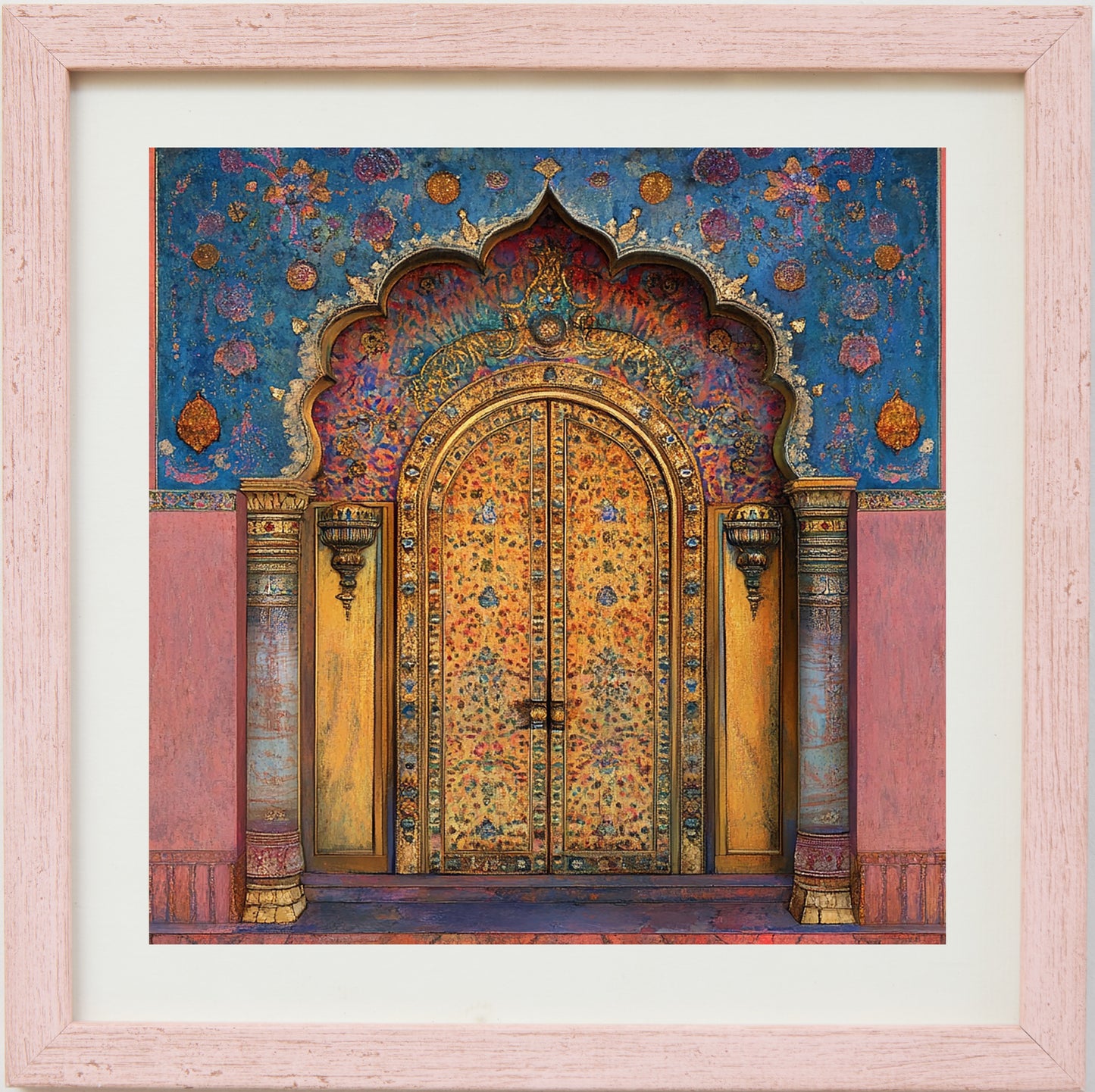 Heritage Doorway - Rajasthani Blue