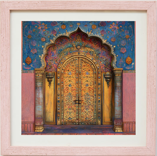 Heritage Doorway - Rajasthani Blue