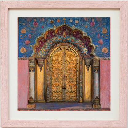 Heritage Doorway - Rajasthani Pink