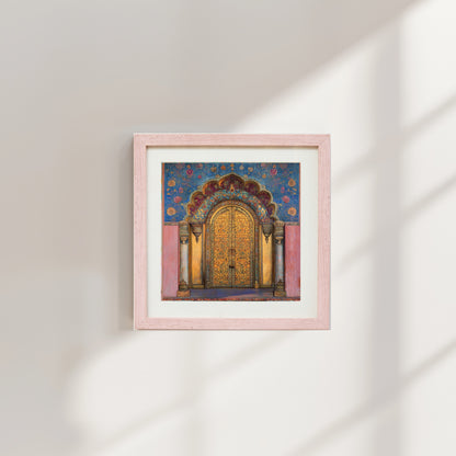 Heritage Doorway - Rajasthani Pink
