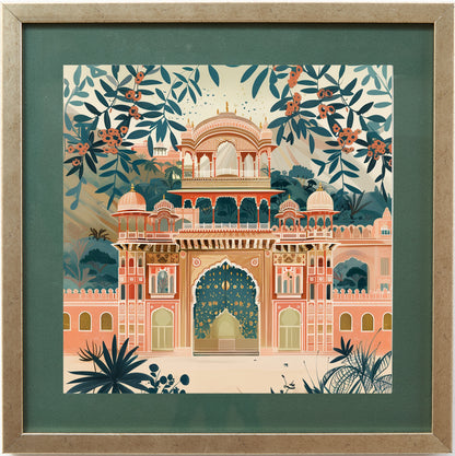 Pink palace gate