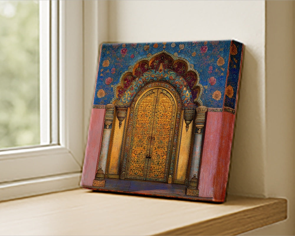 Heritage Doorway - Rajasthani Pink