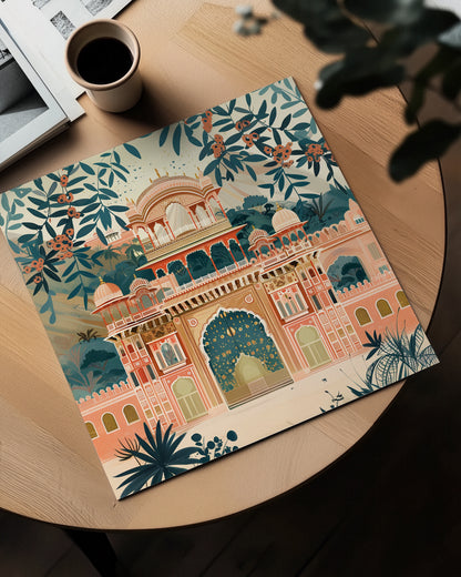 Pink palace gate