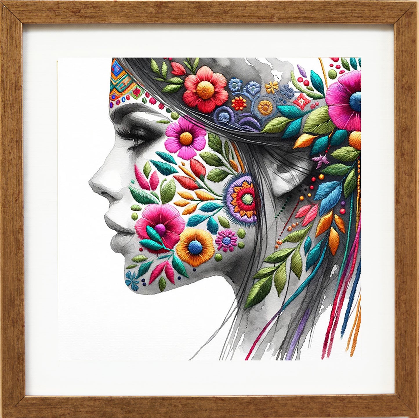 She Blooms – Portrait Print