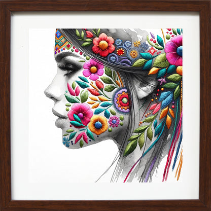 She Blooms – Portrait Print