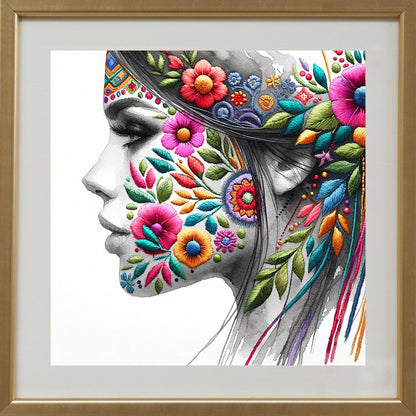 She Blooms – Portrait Print