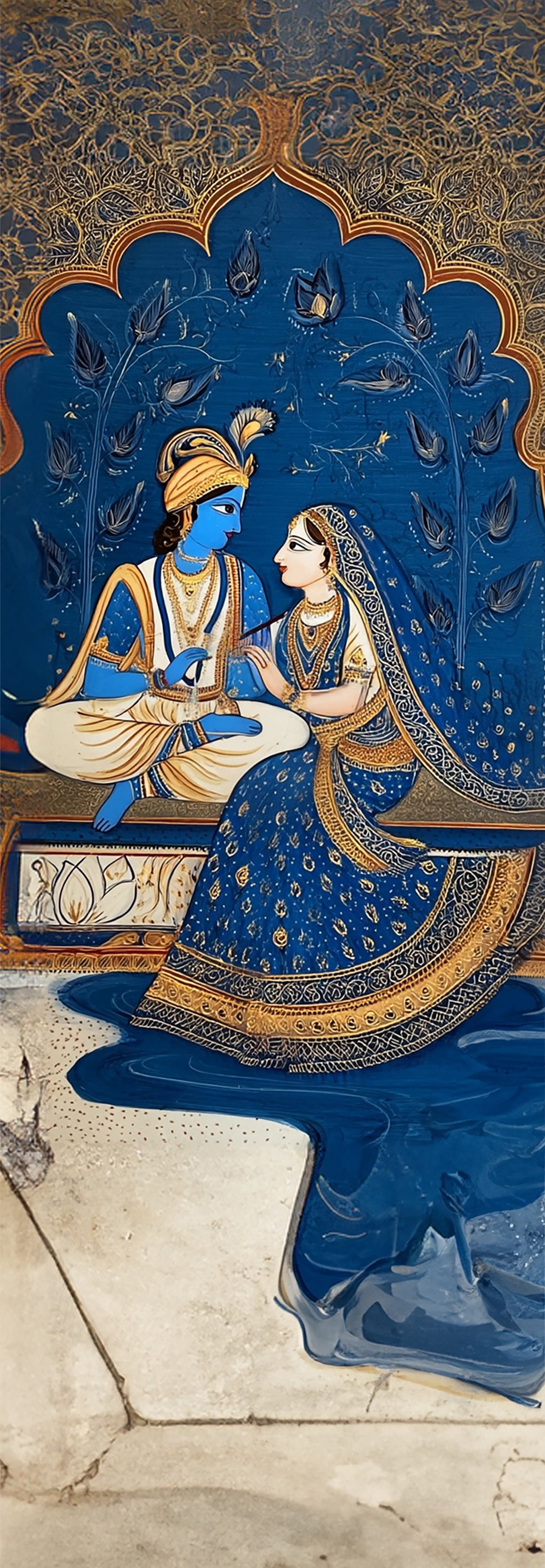 Radha Krishna – Jharokha Wall Art
