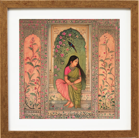 Garden Song - Mughal Portrait
