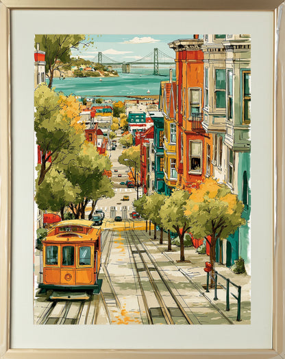 Down the Hill to the Bay