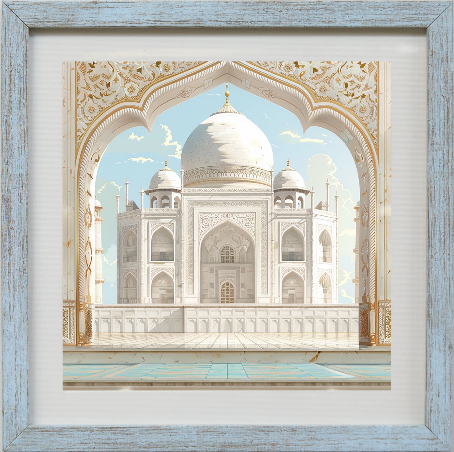 Taj Mahal - Marble Serenity