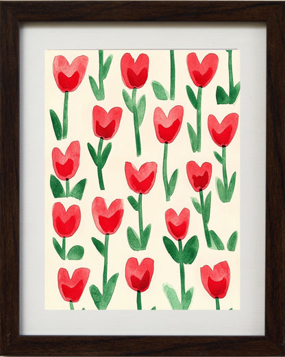 Red Tulip Garden