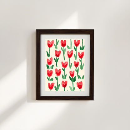 Red Tulip Garden