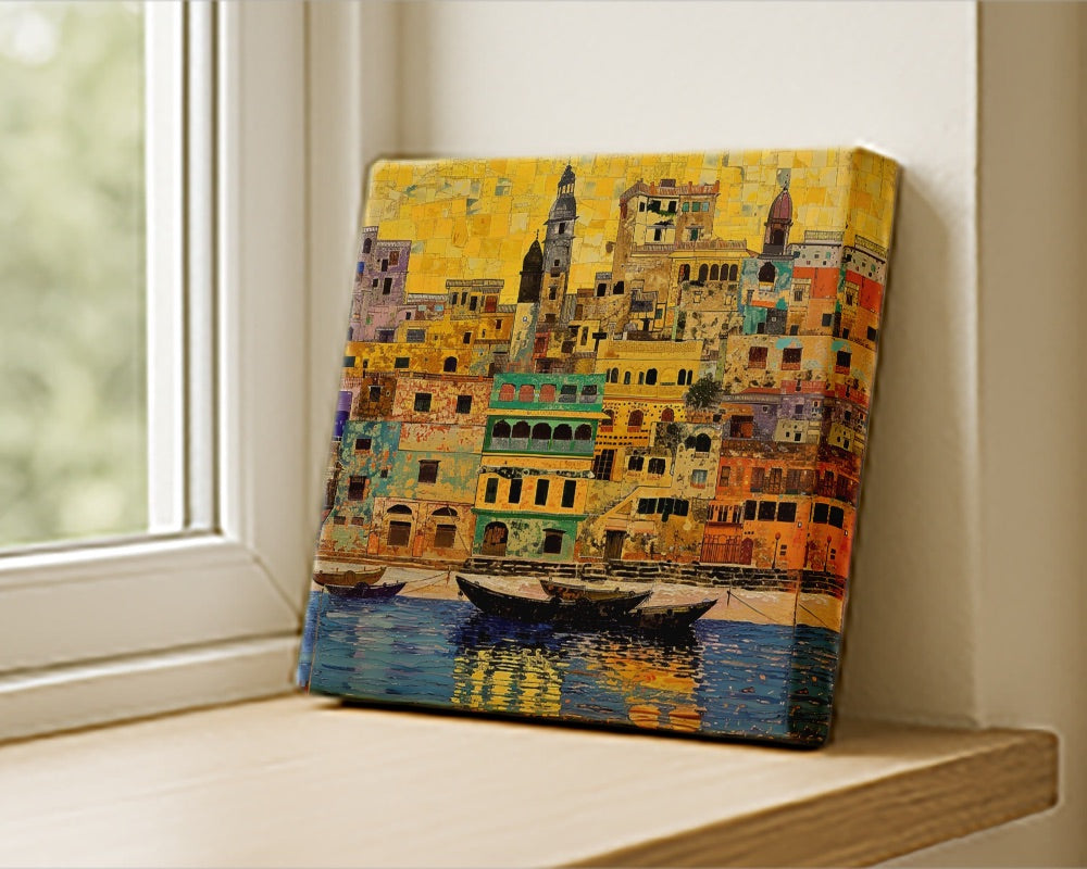 Varanasi Skyline - Mosaic