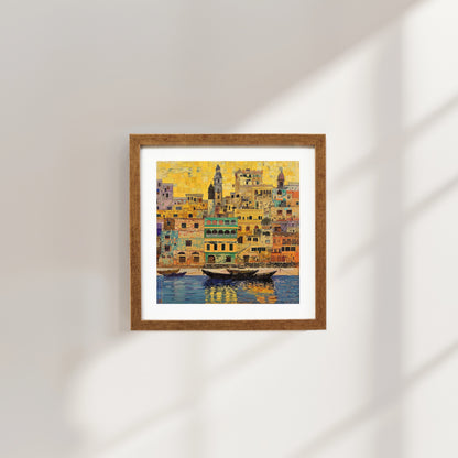 Varanasi Skyline - Mosaic