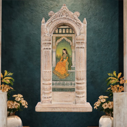 The Jade Garden Rani – Jharokha Wall Art