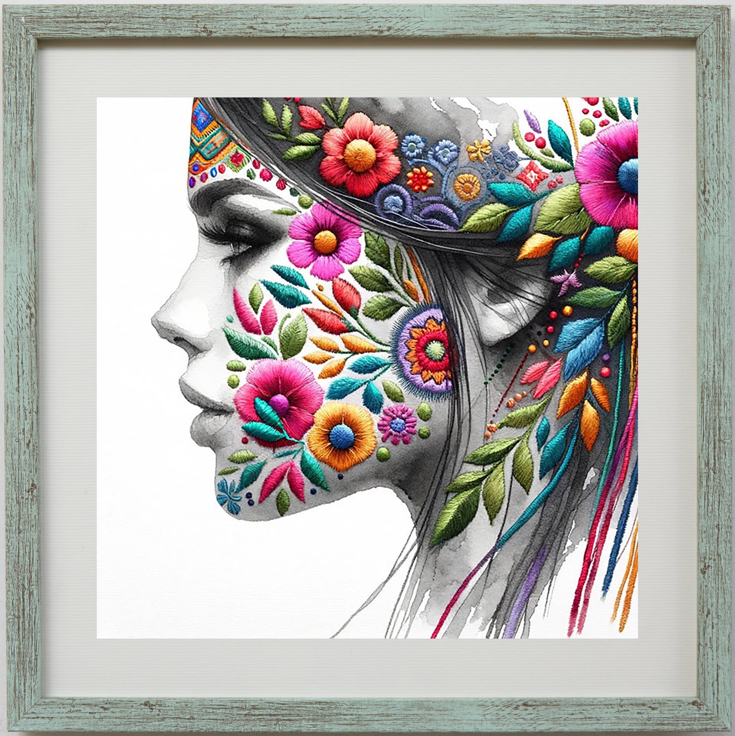 She Blooms – Portrait Print