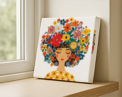 She Blooms in Full Colour