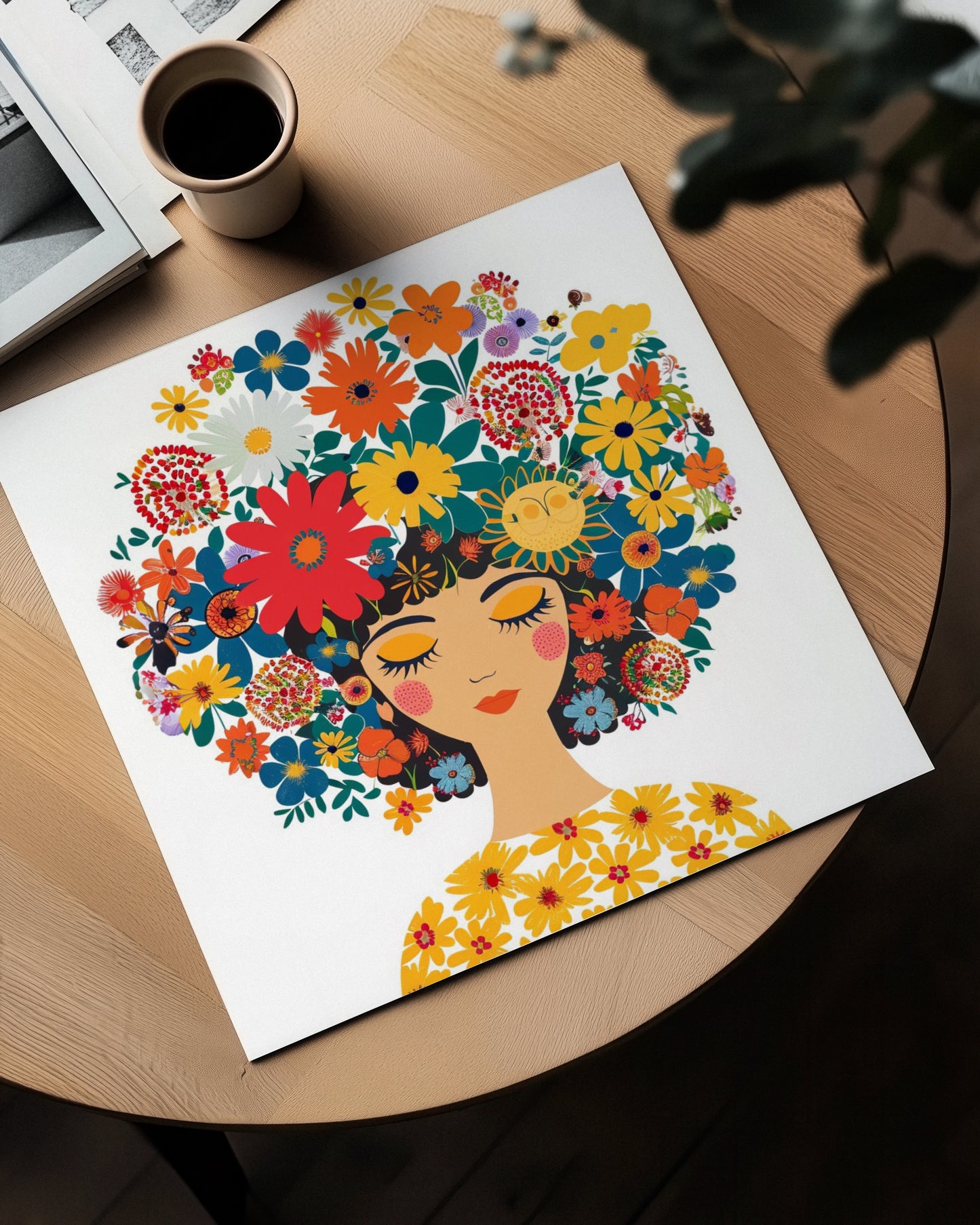 She Blooms in Full Colour