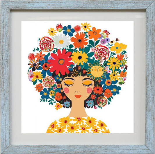 She Blooms in Full Colour