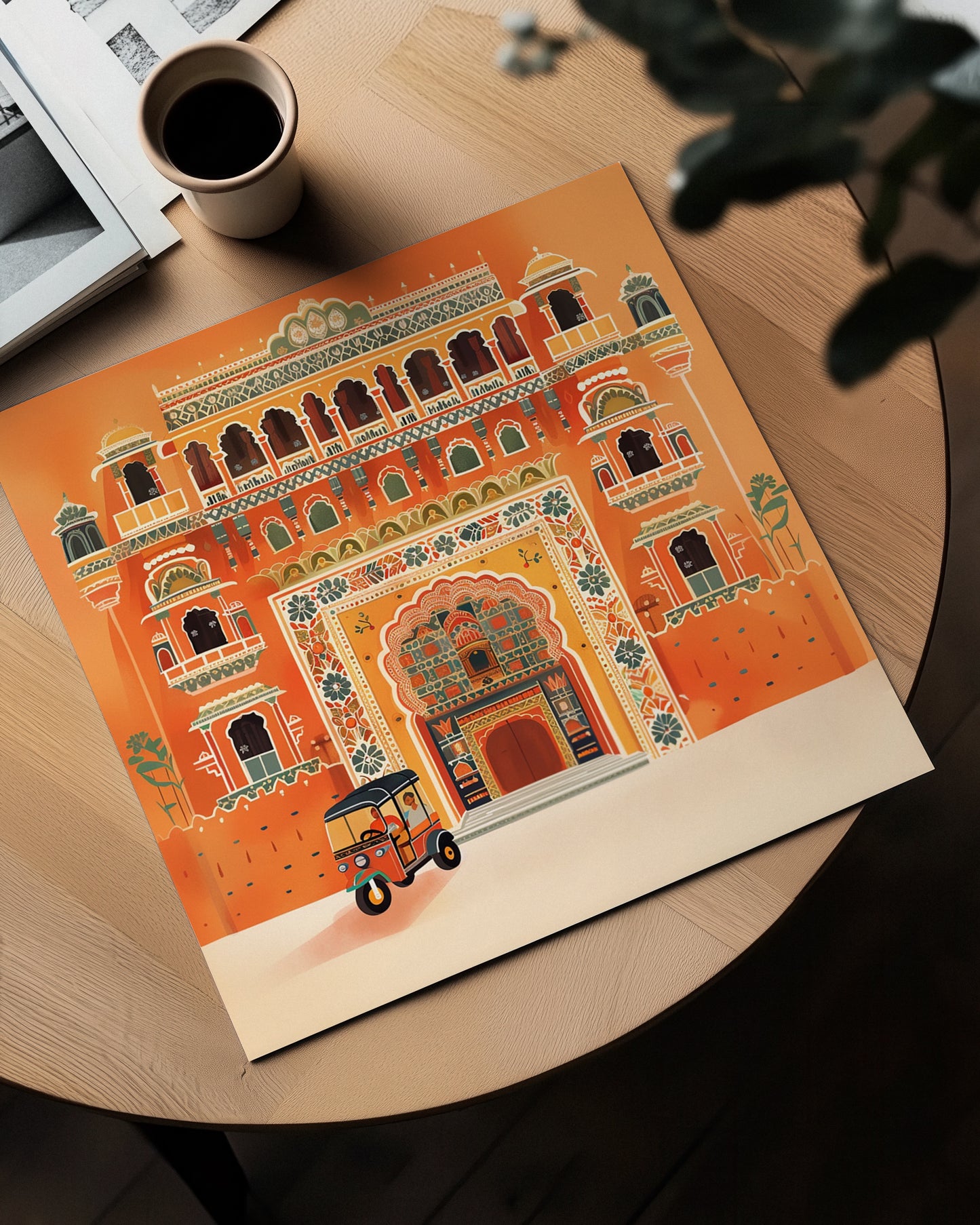 The Orange Haveli – Rajasthani Facade