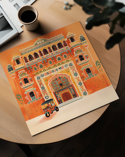 The Orange Haveli – Rajasthani Facade