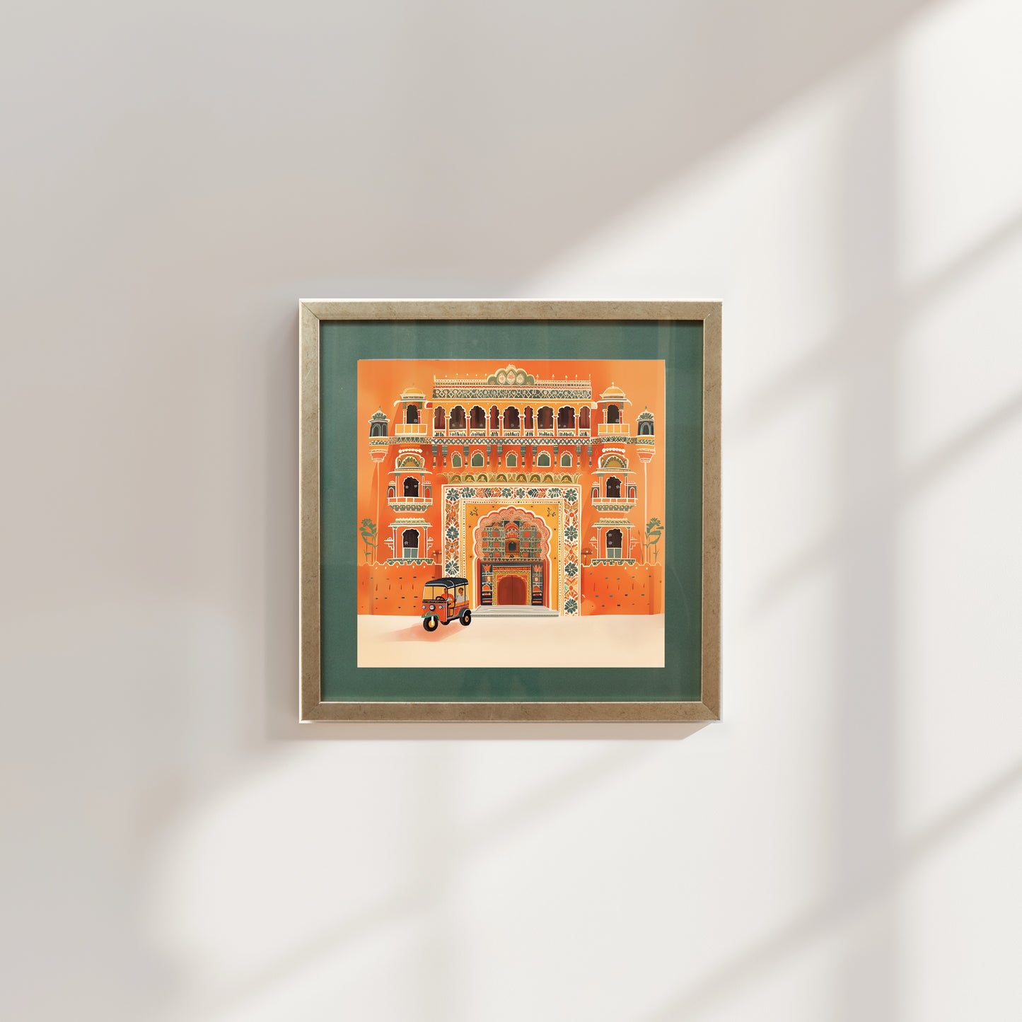 The Orange Haveli – Rajasthani Facade
