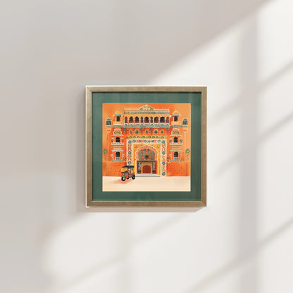 The Orange Haveli – Rajasthani Facade