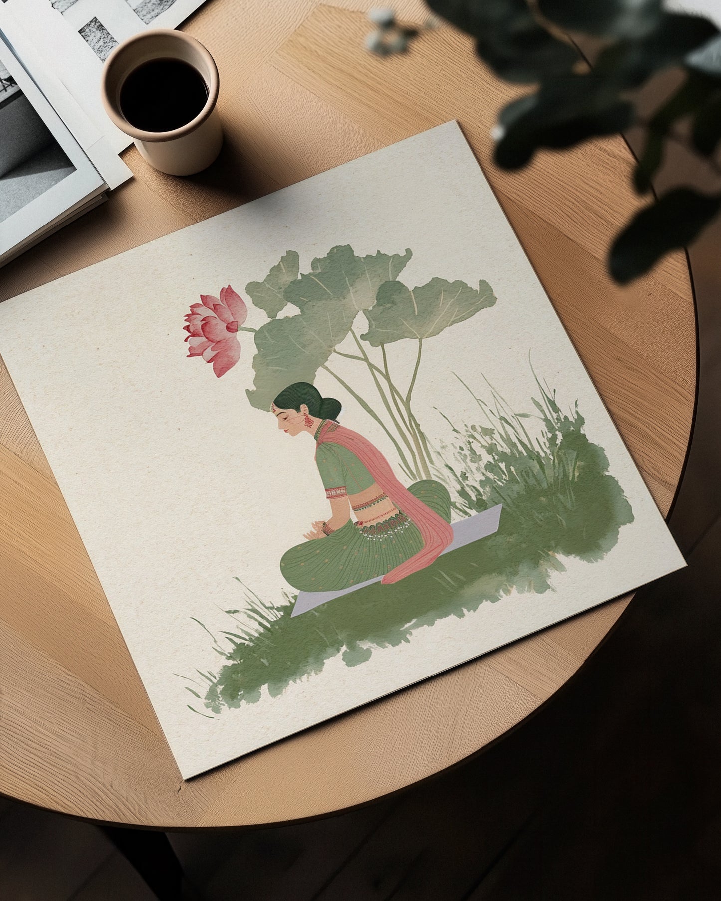 Lotus & Stillness – Royal Portrait