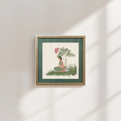 Lotus & Stillness – Royal Portrait
