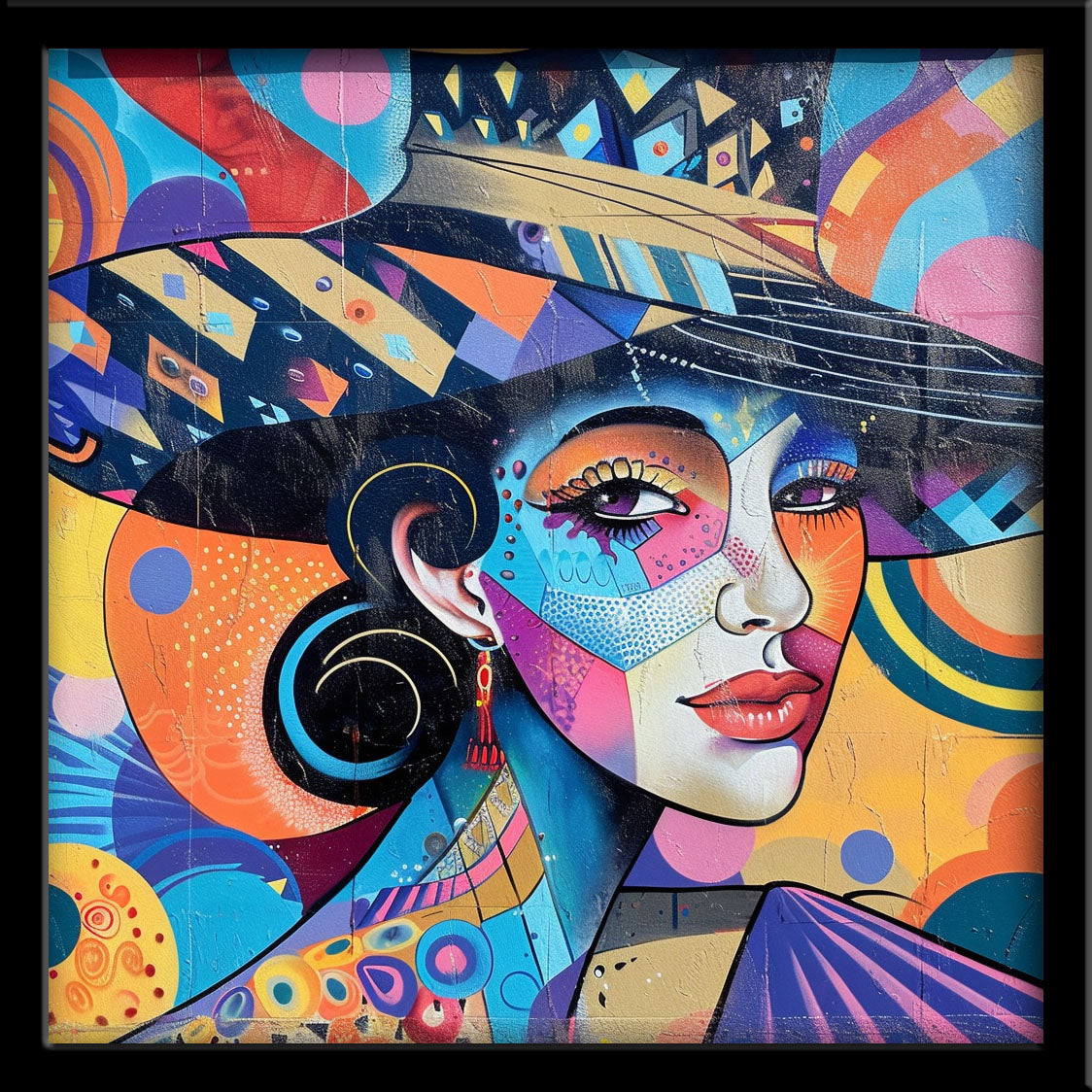 Mural of streets