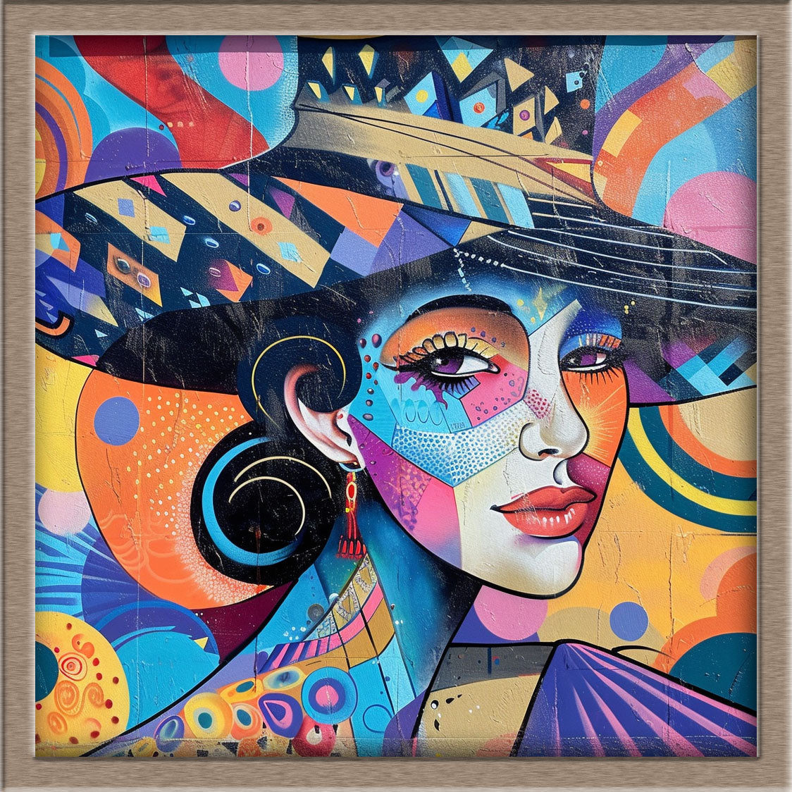 Mural of streets